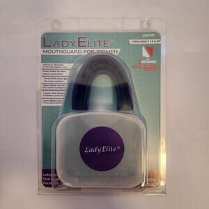 Lady Elite Mouth Guard With Case Latex Free New in Pack Teen/Adult
